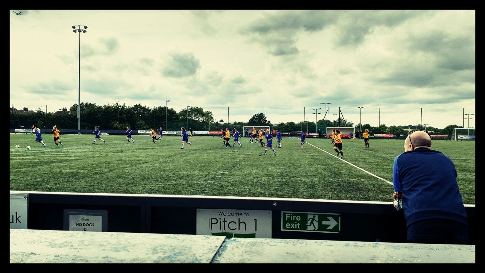 Watching from the sidelines